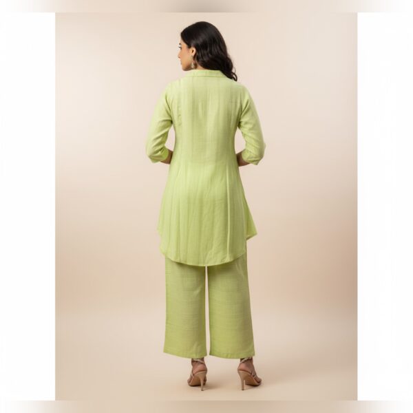 Light Green Embroidered Kurta Set